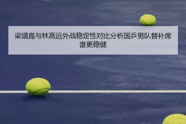 梁靖崑与林高远外战稳定性对比分析国乒男队替补席谁更稳健